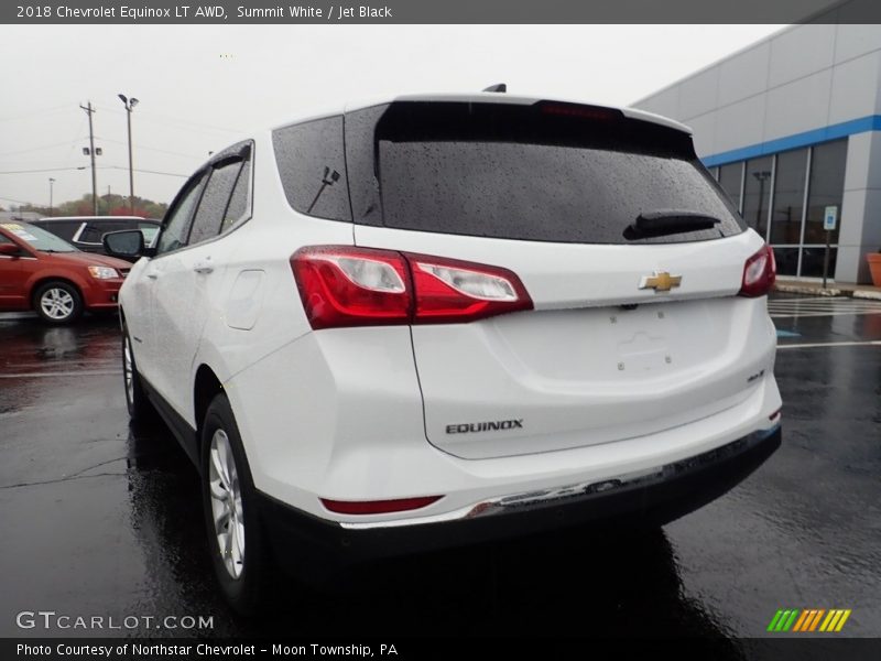 Summit White / Jet Black 2018 Chevrolet Equinox LT AWD