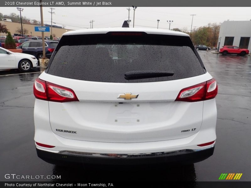 Summit White / Jet Black 2018 Chevrolet Equinox LT AWD