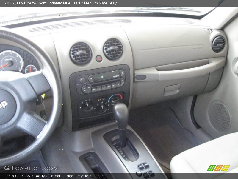 Atlantic Blue Pearl / Medium Slate Gray 2006 Jeep Liberty Sport