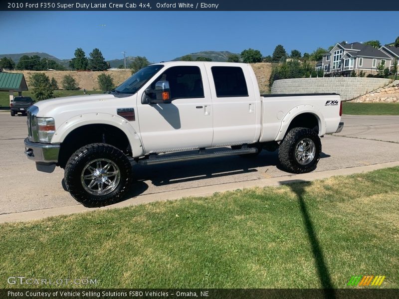 Oxford White / Ebony 2010 Ford F350 Super Duty Lariat Crew Cab 4x4