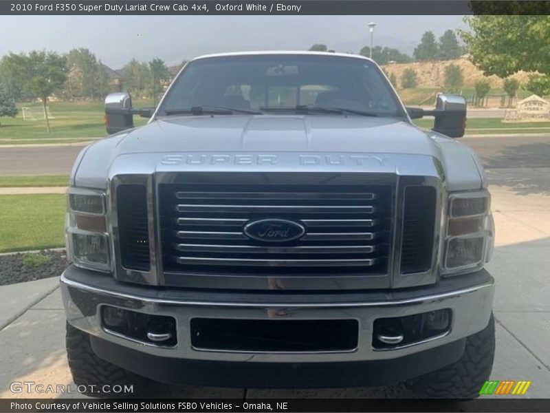 Oxford White / Ebony 2010 Ford F350 Super Duty Lariat Crew Cab 4x4
