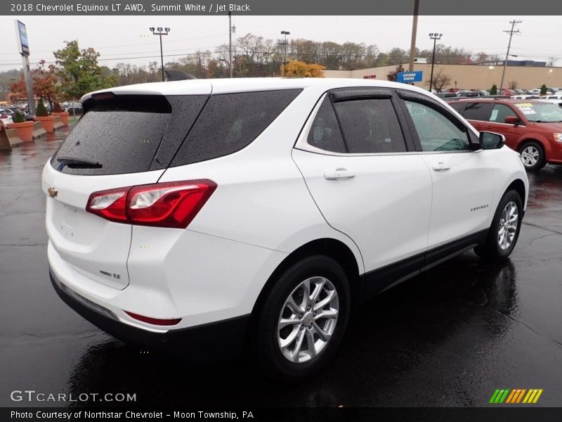 Summit White / Jet Black 2018 Chevrolet Equinox LT AWD