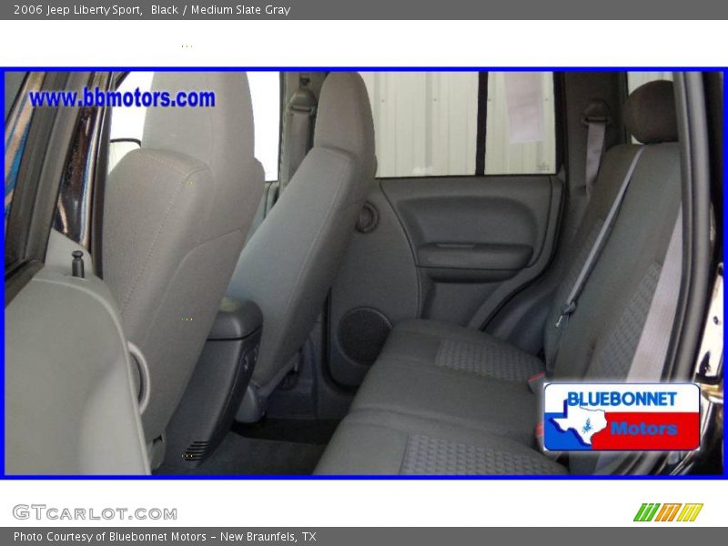 Black / Medium Slate Gray 2006 Jeep Liberty Sport