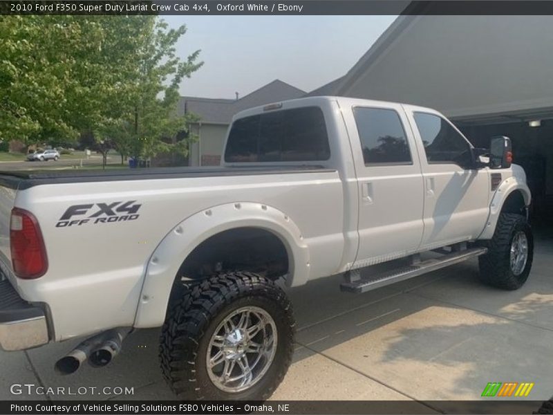 Oxford White / Ebony 2010 Ford F350 Super Duty Lariat Crew Cab 4x4