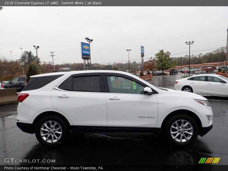 Summit White / Jet Black 2018 Chevrolet Equinox LT AWD