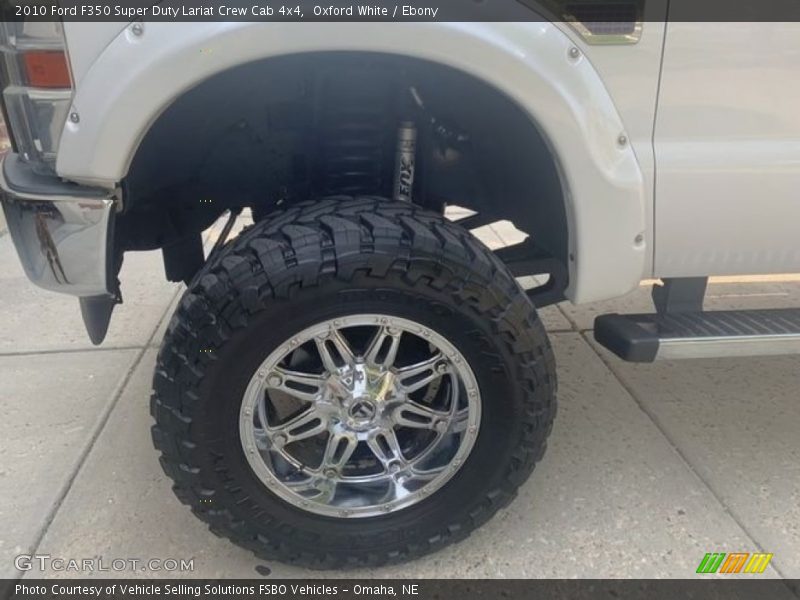 Oxford White / Ebony 2010 Ford F350 Super Duty Lariat Crew Cab 4x4