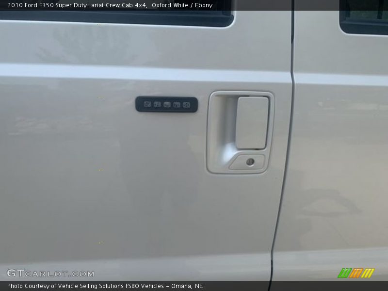 Oxford White / Ebony 2010 Ford F350 Super Duty Lariat Crew Cab 4x4