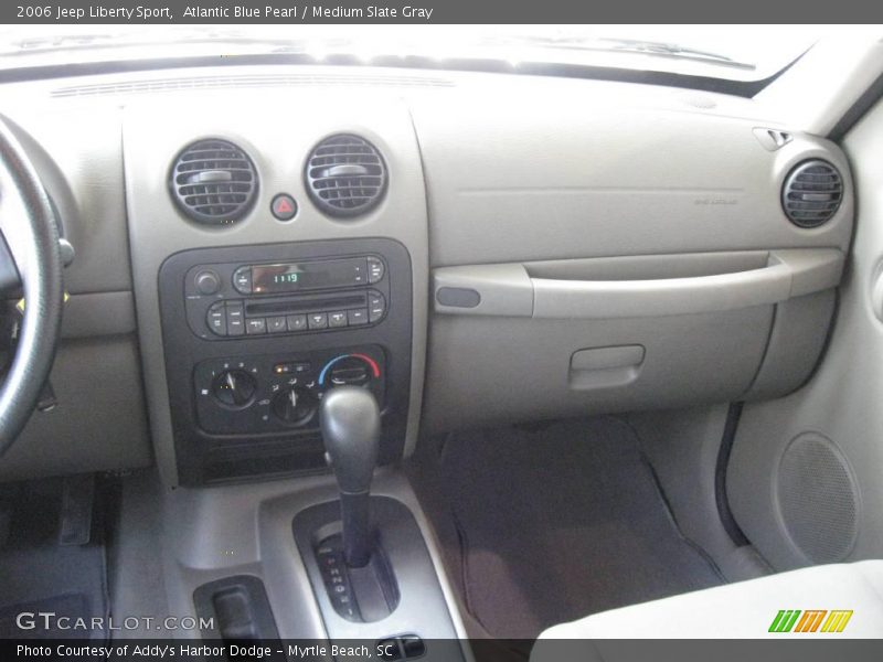 Atlantic Blue Pearl / Medium Slate Gray 2006 Jeep Liberty Sport