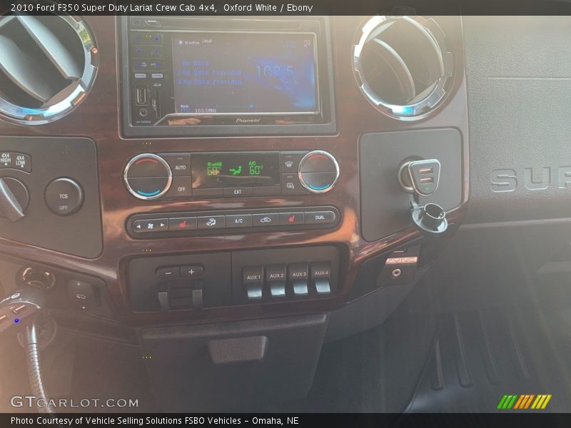 Oxford White / Ebony 2010 Ford F350 Super Duty Lariat Crew Cab 4x4