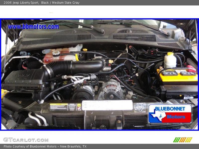 Black / Medium Slate Gray 2006 Jeep Liberty Sport