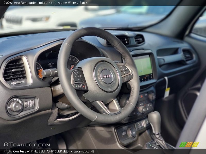 Alpine White / Black 2020 Jeep Renegade Limited 4x4