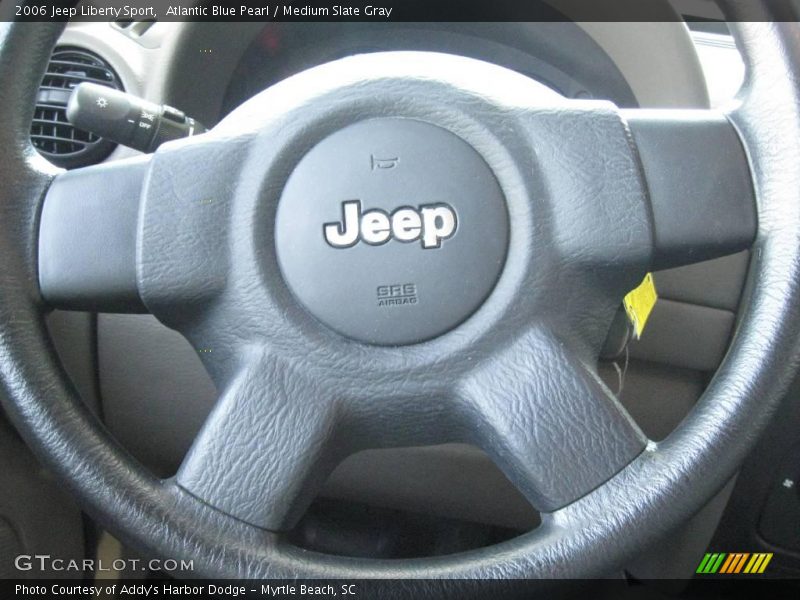 Atlantic Blue Pearl / Medium Slate Gray 2006 Jeep Liberty Sport