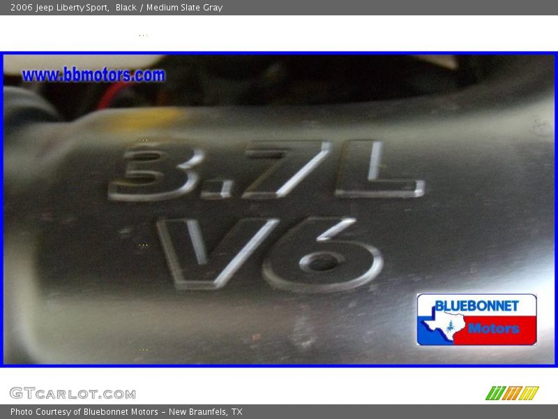 Black / Medium Slate Gray 2006 Jeep Liberty Sport