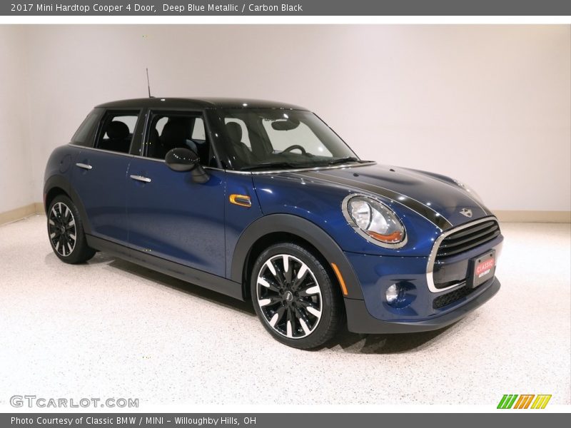 Deep Blue Metallic / Carbon Black 2017 Mini Hardtop Cooper 4 Door