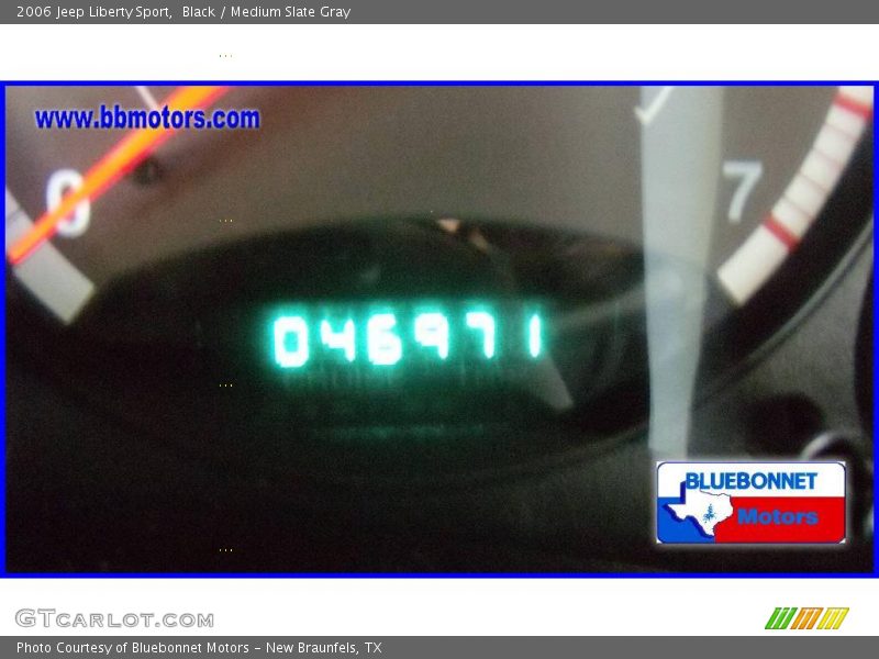 Black / Medium Slate Gray 2006 Jeep Liberty Sport