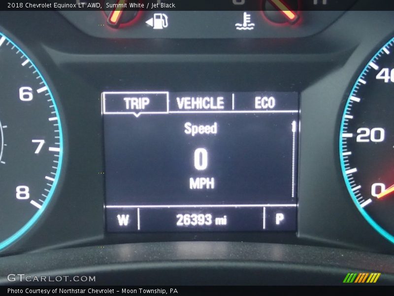 Summit White / Jet Black 2018 Chevrolet Equinox LT AWD