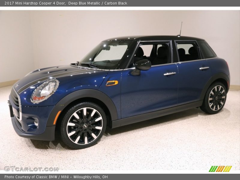 Deep Blue Metallic / Carbon Black 2017 Mini Hardtop Cooper 4 Door