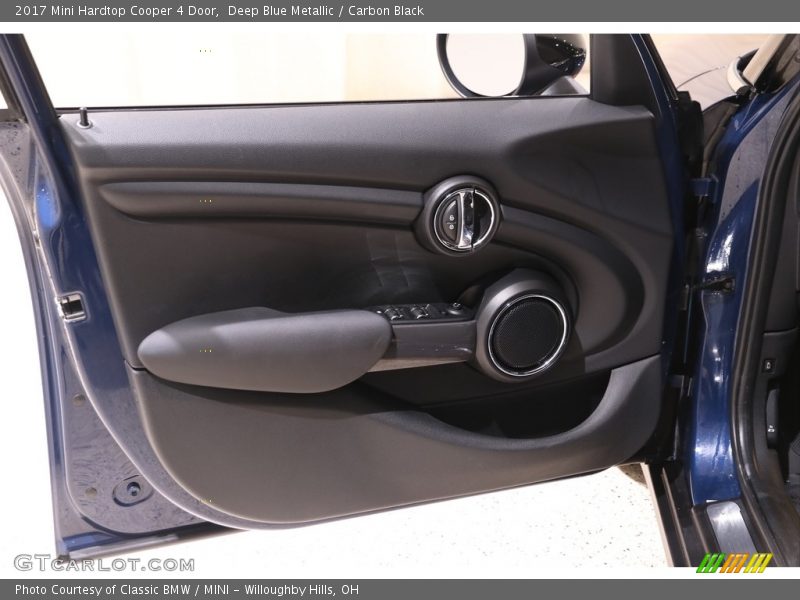 Deep Blue Metallic / Carbon Black 2017 Mini Hardtop Cooper 4 Door