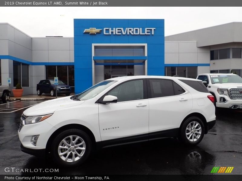 Summit White / Jet Black 2019 Chevrolet Equinox LT AWD