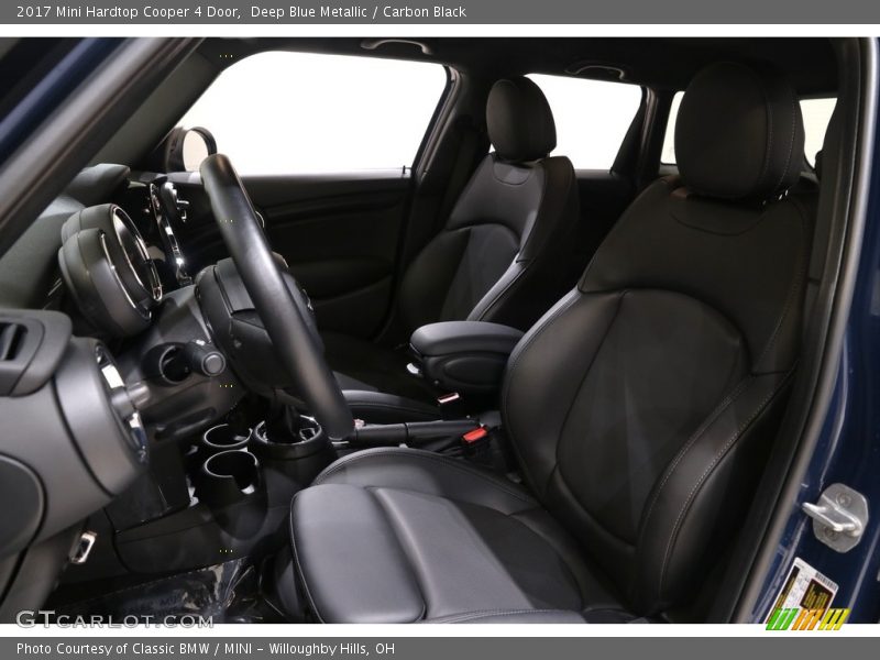 Deep Blue Metallic / Carbon Black 2017 Mini Hardtop Cooper 4 Door