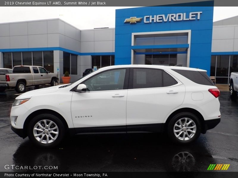 Summit White / Jet Black 2019 Chevrolet Equinox LT AWD