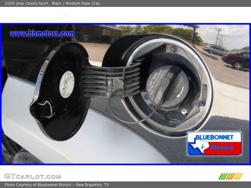 Black / Medium Slate Gray 2006 Jeep Liberty Sport