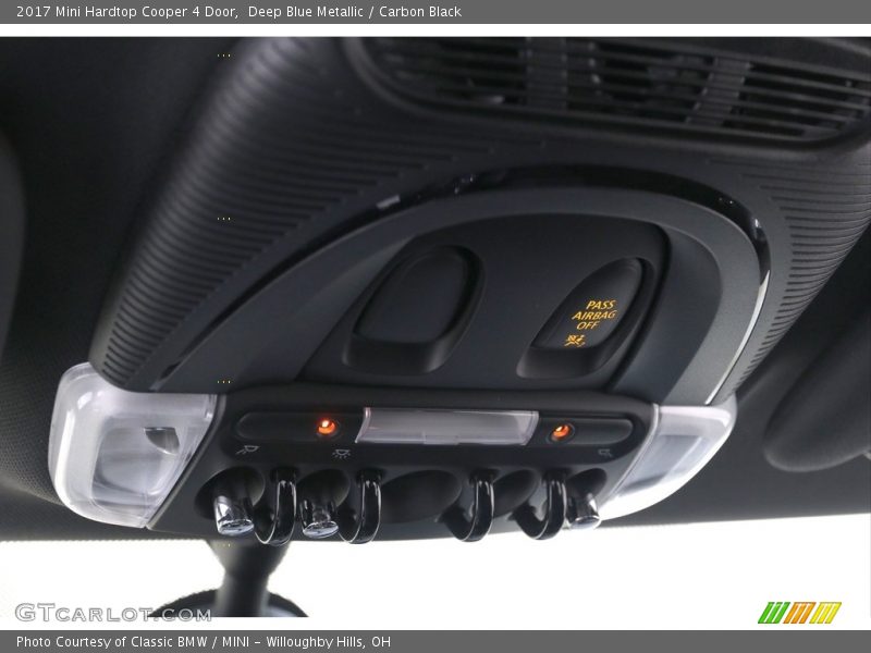 Deep Blue Metallic / Carbon Black 2017 Mini Hardtop Cooper 4 Door