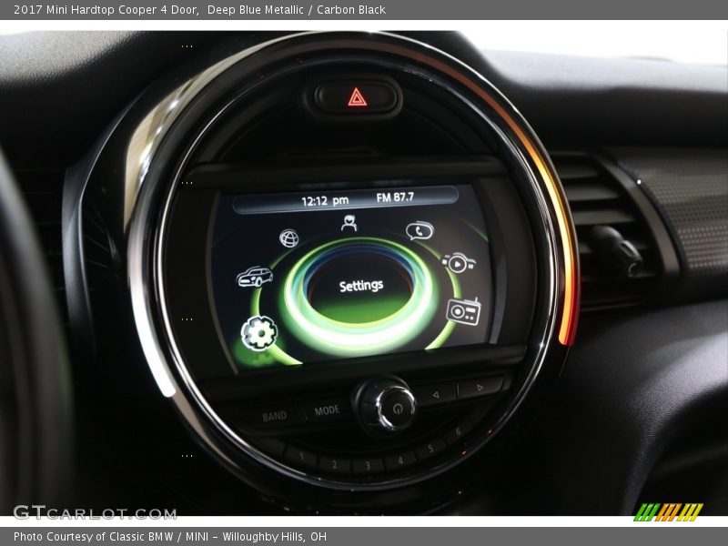 Deep Blue Metallic / Carbon Black 2017 Mini Hardtop Cooper 4 Door