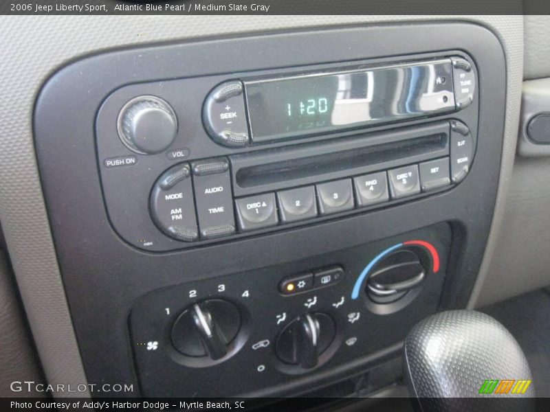 Atlantic Blue Pearl / Medium Slate Gray 2006 Jeep Liberty Sport