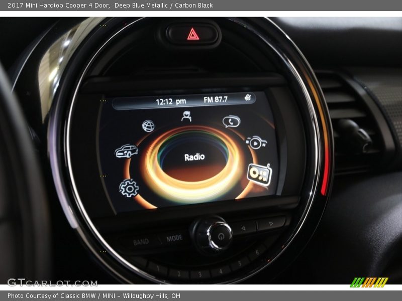 Deep Blue Metallic / Carbon Black 2017 Mini Hardtop Cooper 4 Door