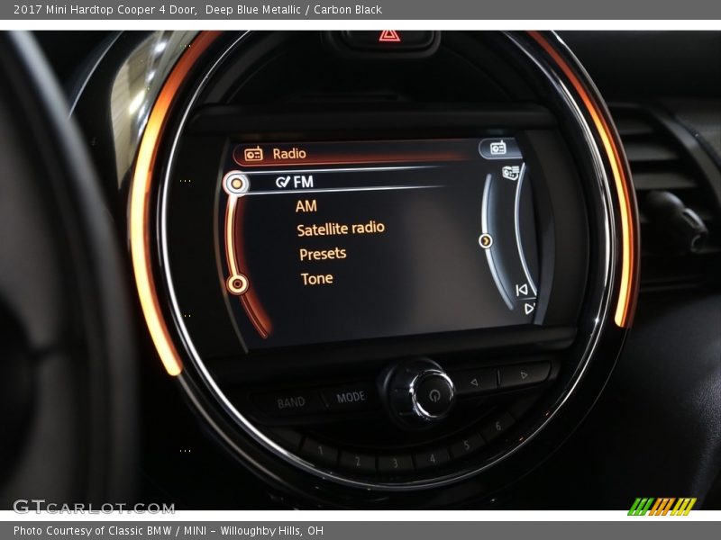 Deep Blue Metallic / Carbon Black 2017 Mini Hardtop Cooper 4 Door