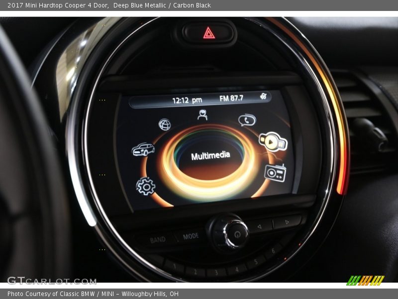 Deep Blue Metallic / Carbon Black 2017 Mini Hardtop Cooper 4 Door