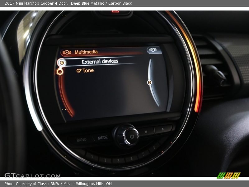 Deep Blue Metallic / Carbon Black 2017 Mini Hardtop Cooper 4 Door
