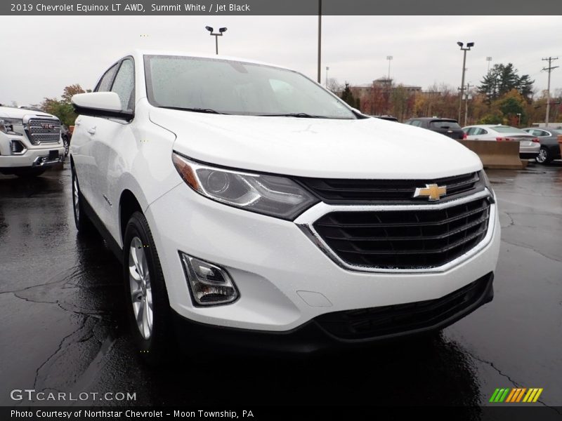 Summit White / Jet Black 2019 Chevrolet Equinox LT AWD