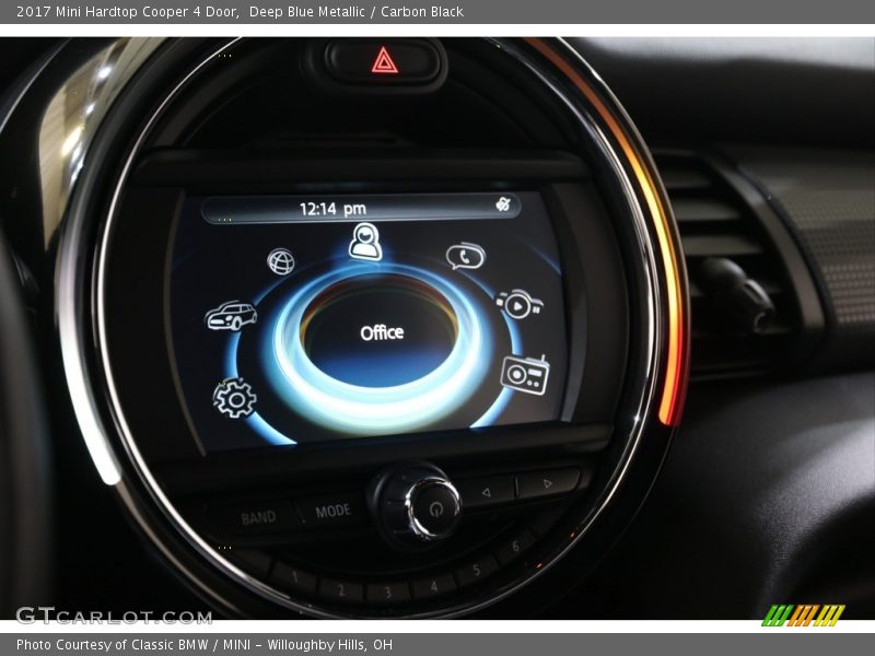 Deep Blue Metallic / Carbon Black 2017 Mini Hardtop Cooper 4 Door