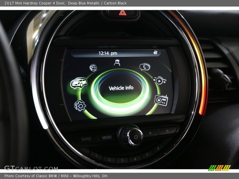 Deep Blue Metallic / Carbon Black 2017 Mini Hardtop Cooper 4 Door