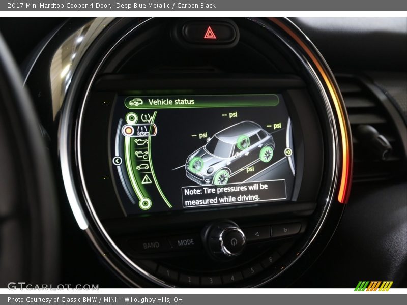 Deep Blue Metallic / Carbon Black 2017 Mini Hardtop Cooper 4 Door