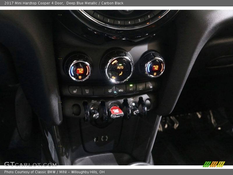 Deep Blue Metallic / Carbon Black 2017 Mini Hardtop Cooper 4 Door