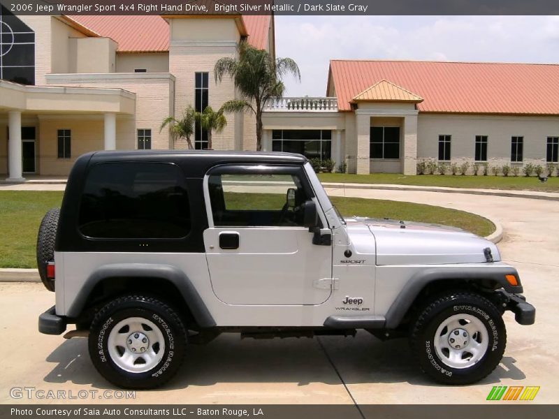 Bright Silver Metallic / Dark Slate Gray 2006 Jeep Wrangler Sport 4x4 Right Hand Drive