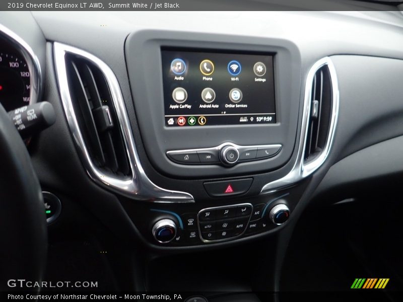 Summit White / Jet Black 2019 Chevrolet Equinox LT AWD