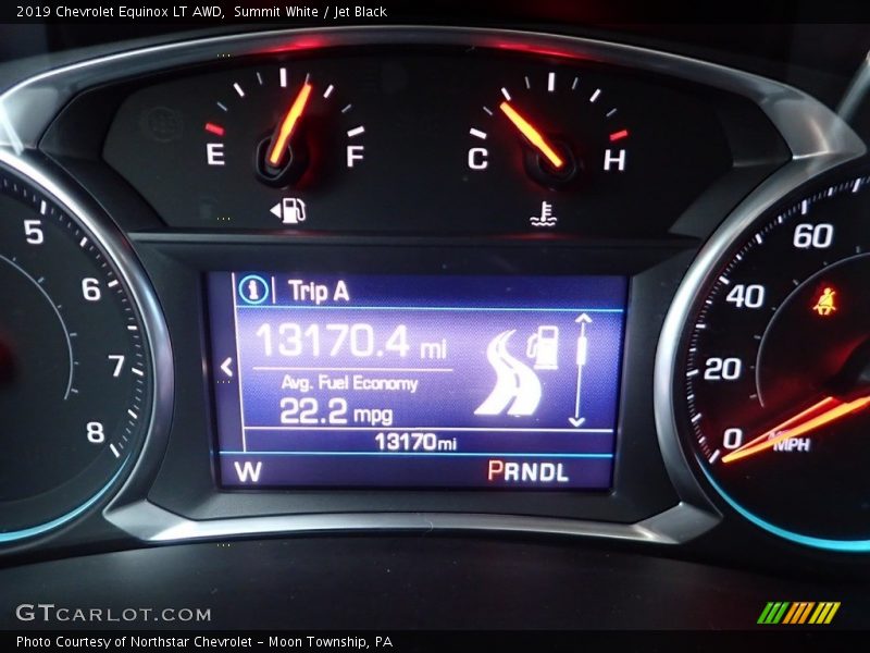 Summit White / Jet Black 2019 Chevrolet Equinox LT AWD