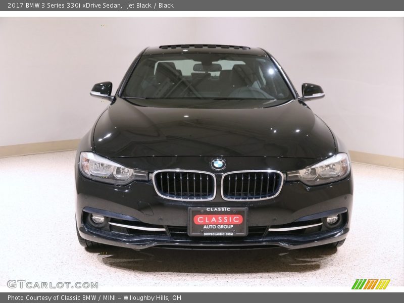 Jet Black / Black 2017 BMW 3 Series 330i xDrive Sedan