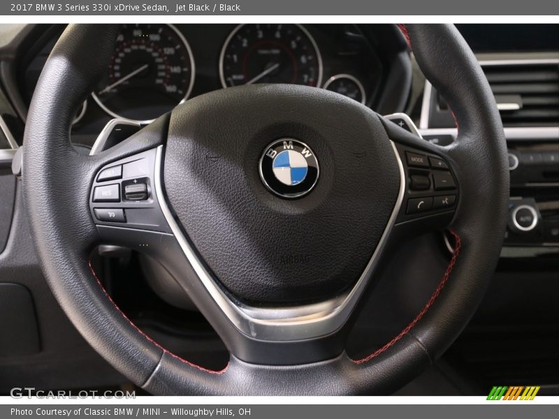 Jet Black / Black 2017 BMW 3 Series 330i xDrive Sedan