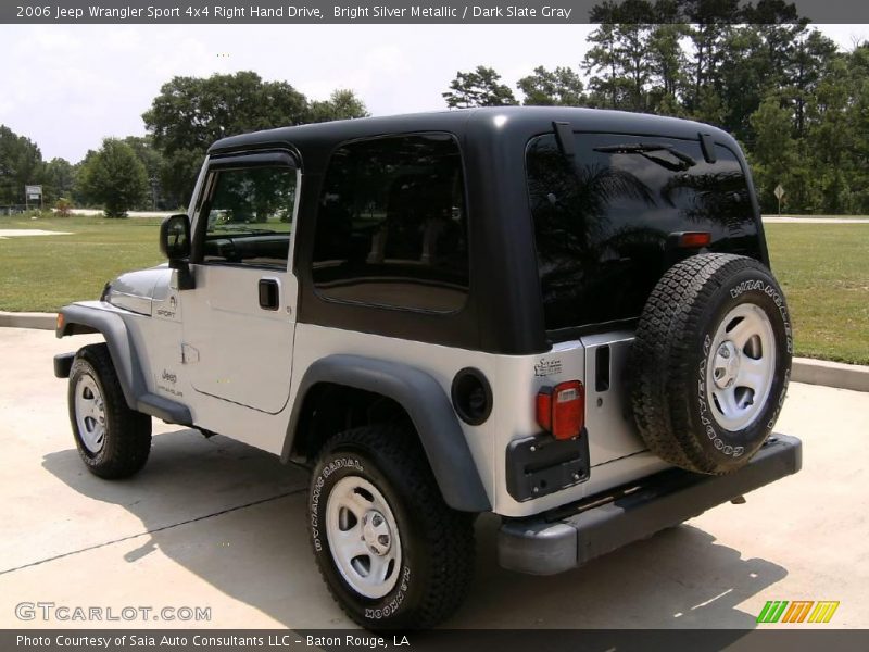 Bright Silver Metallic / Dark Slate Gray 2006 Jeep Wrangler Sport 4x4 Right Hand Drive