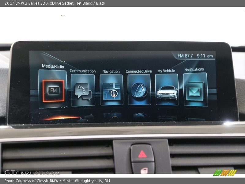 Jet Black / Black 2017 BMW 3 Series 330i xDrive Sedan