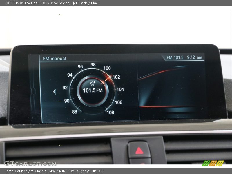 Jet Black / Black 2017 BMW 3 Series 330i xDrive Sedan