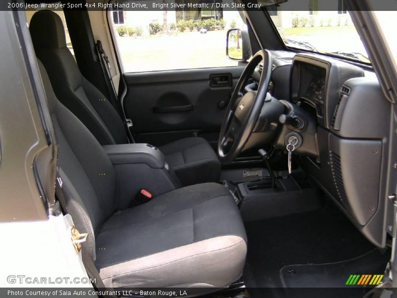 Bright Silver Metallic / Dark Slate Gray 2006 Jeep Wrangler Sport 4x4 Right Hand Drive