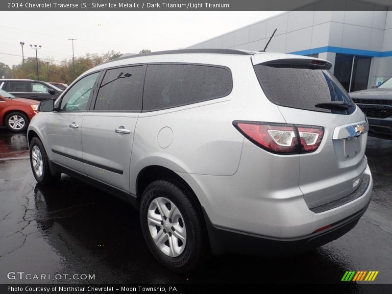 Silver Ice Metallic / Dark Titanium/Light Titanium 2014 Chevrolet Traverse LS