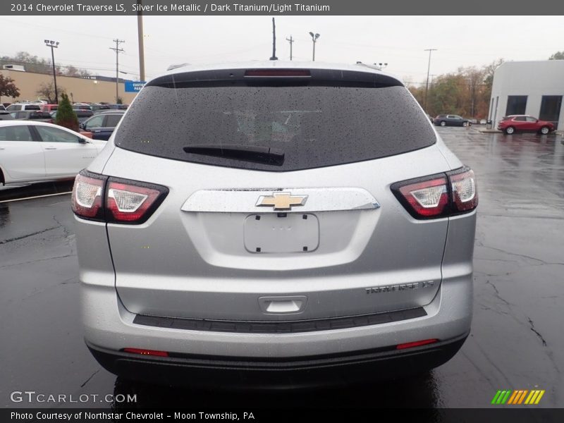 Silver Ice Metallic / Dark Titanium/Light Titanium 2014 Chevrolet Traverse LS