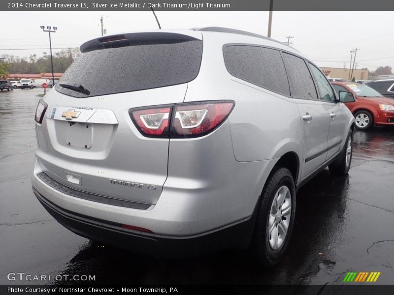 Silver Ice Metallic / Dark Titanium/Light Titanium 2014 Chevrolet Traverse LS